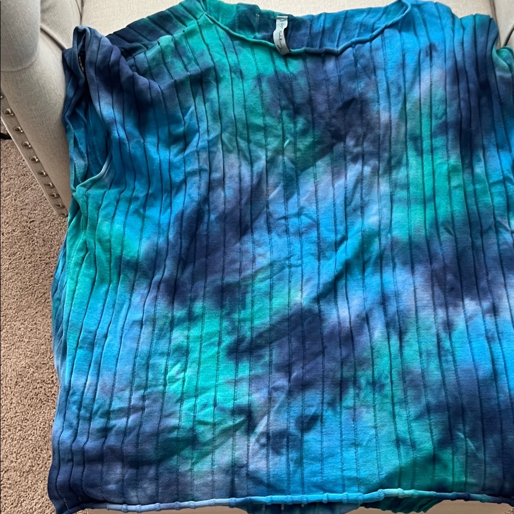 Ocean Hues Tie-Dye Women's Tunic
